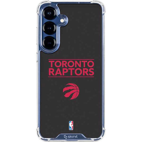 NBA Toronto Raptors Standard - Black Galaxy S25 Clear Case